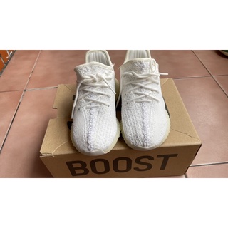 正品Adidas YEEZY BOOST 350白色童鞋