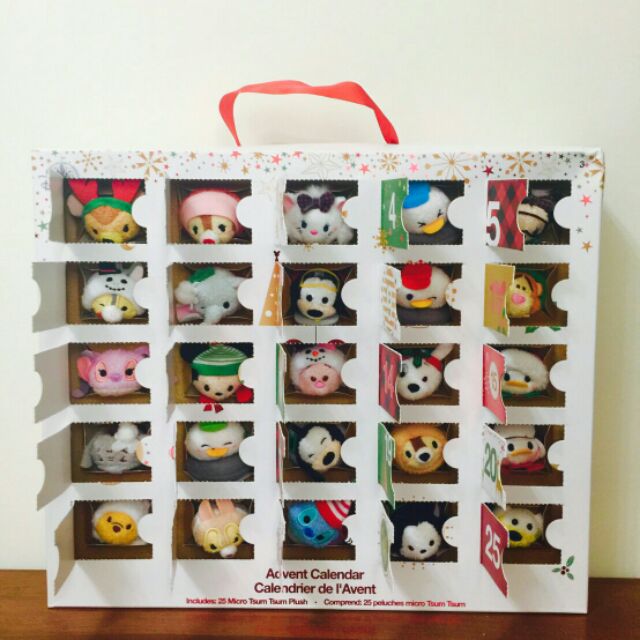 香港 歐美 迪士尼 tsum tsum 聖誕節 倒數日曆 micro 拆售