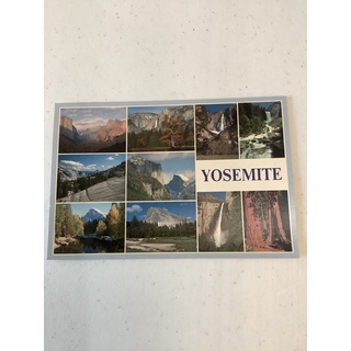 Yosemite national park CA 優勝美地國家公園 明信片 早期收藏