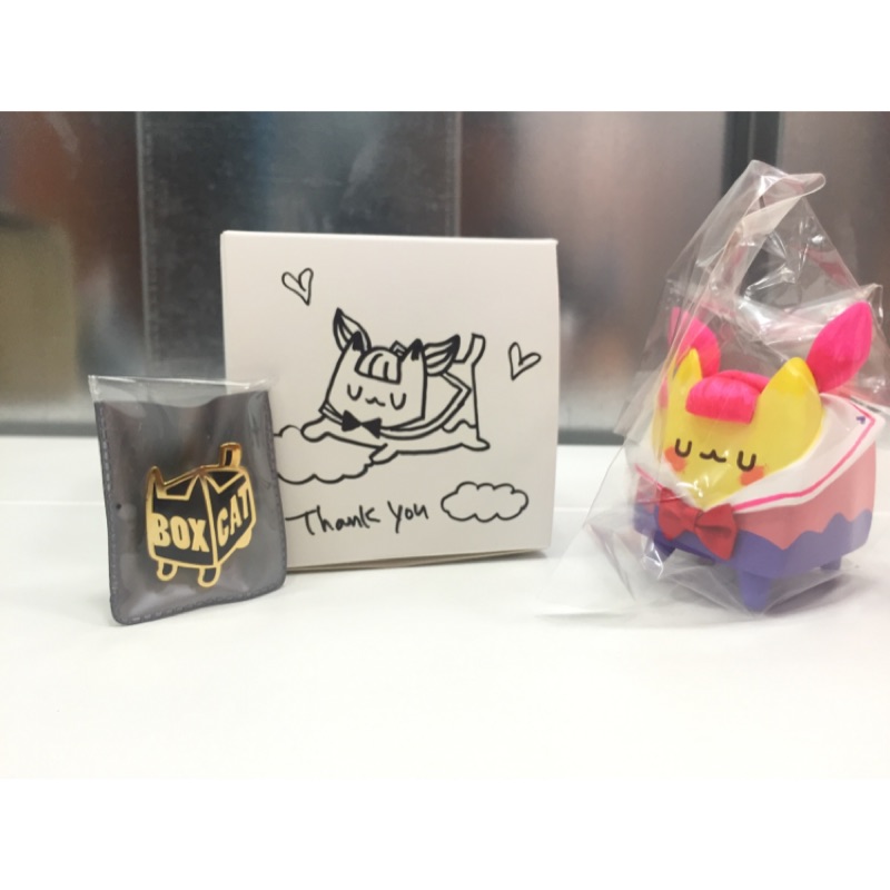 Boxcat Sailor Rato Kim 方塊貓 水手服 粉色 韓國 世界限量4隻