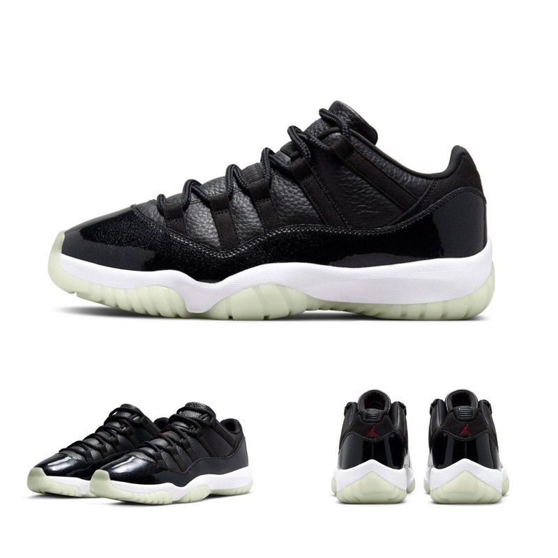 Quality Sneakers - Jordan 11 Low 72-10 大魔王 黑白 AV2187-001