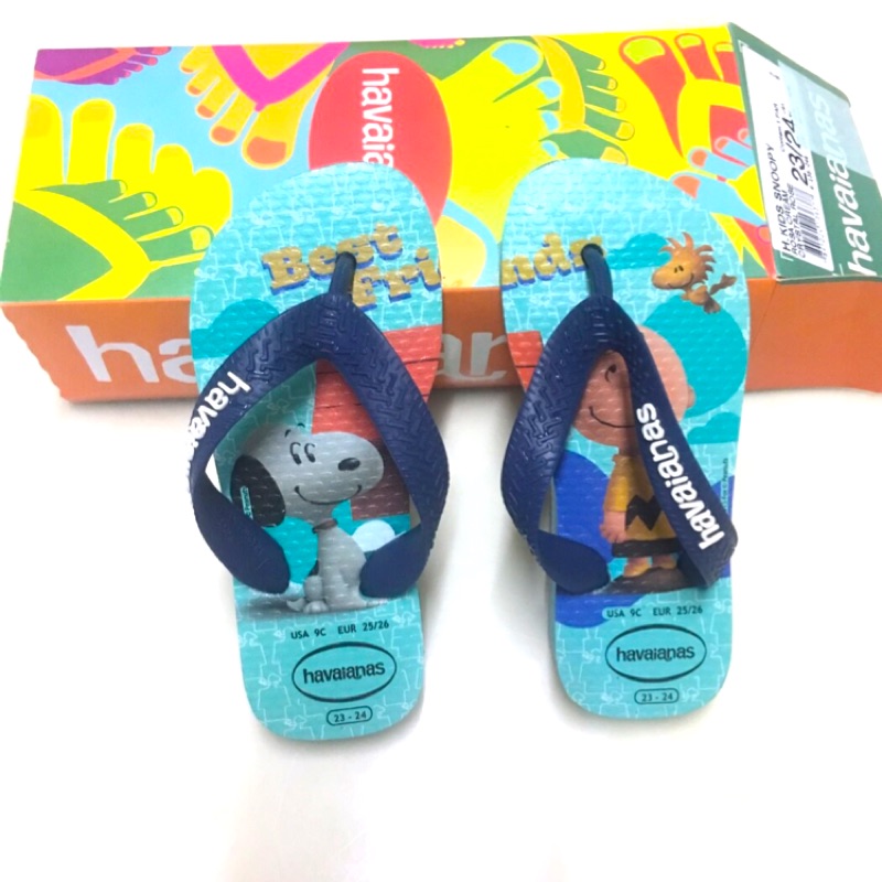 Havaianas 哈瓦仕史努比小童夾腳拖鞋  23/24