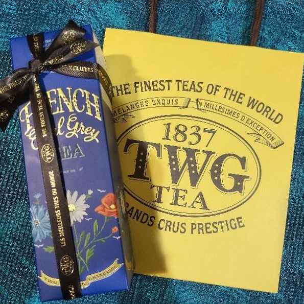 最後一組 TWG  French Earl Gray 法式伯爵茶 禮盒 附提袋 效期2023/10/15