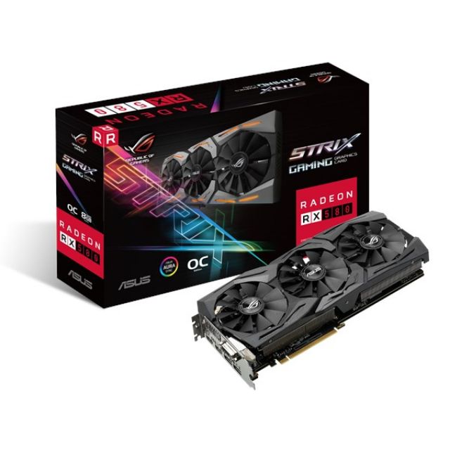 ASUS ROG Radeon RX580 O8G 已補圖片