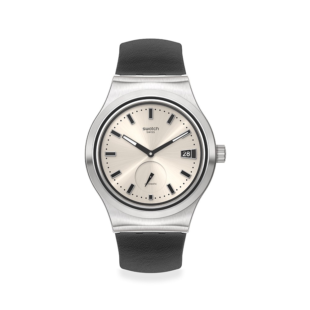 【SWATCH】金屬 Sistem51機械錶UNAVOIDABLE 絕對紳士42mm 瑞士錶 手錶 SY23S408