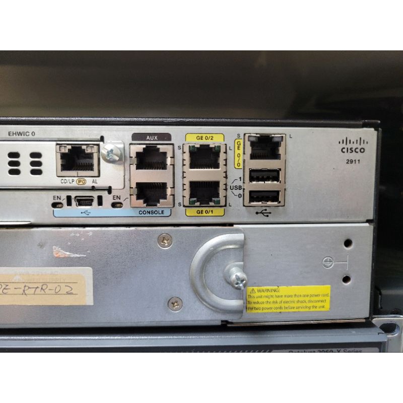 Cisco 2911 router 含EHWIC-1GE-SPF-CU