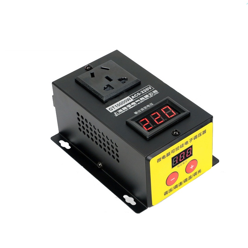Scr AC 220V 10000W 電子穩壓器可調晶閘管速度控制器調光溫度恆溫器