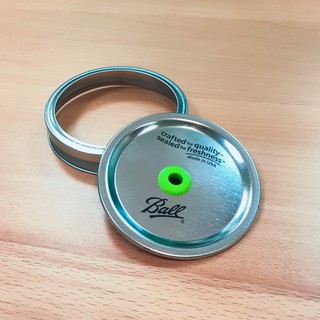 【現貨/附發票】Ball 梅森罐 BPA-Free 彩色吸管馬口鐵杯蓋(寬口) 需搭配Ball寬口梅森罐使用-顏色可選