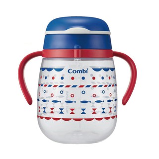Combi 康貝 LakuMug樂可杯第2階段直飲杯340ml-蔚藍海洋【麗兒採家】