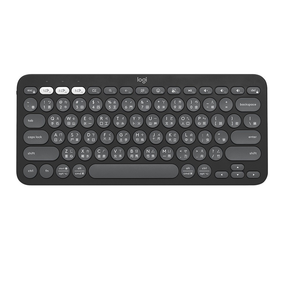 【Logitech 羅技】K380S 跨平台藍牙鍵盤 石墨灰 現貨 廠商直送