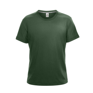HODARLA ZERO DRY男機能排汗棉短袖T恤(台灣製 抗UV 反光 上衣 慢跑 軍綠