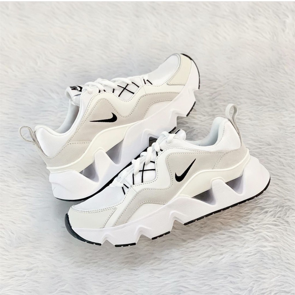 正版公司貨nike Ryz 365 孫芸芸款增高休閒鞋白色休閒鞋鏤空鋸齒增高鞋bq4153 100 蝦皮購物