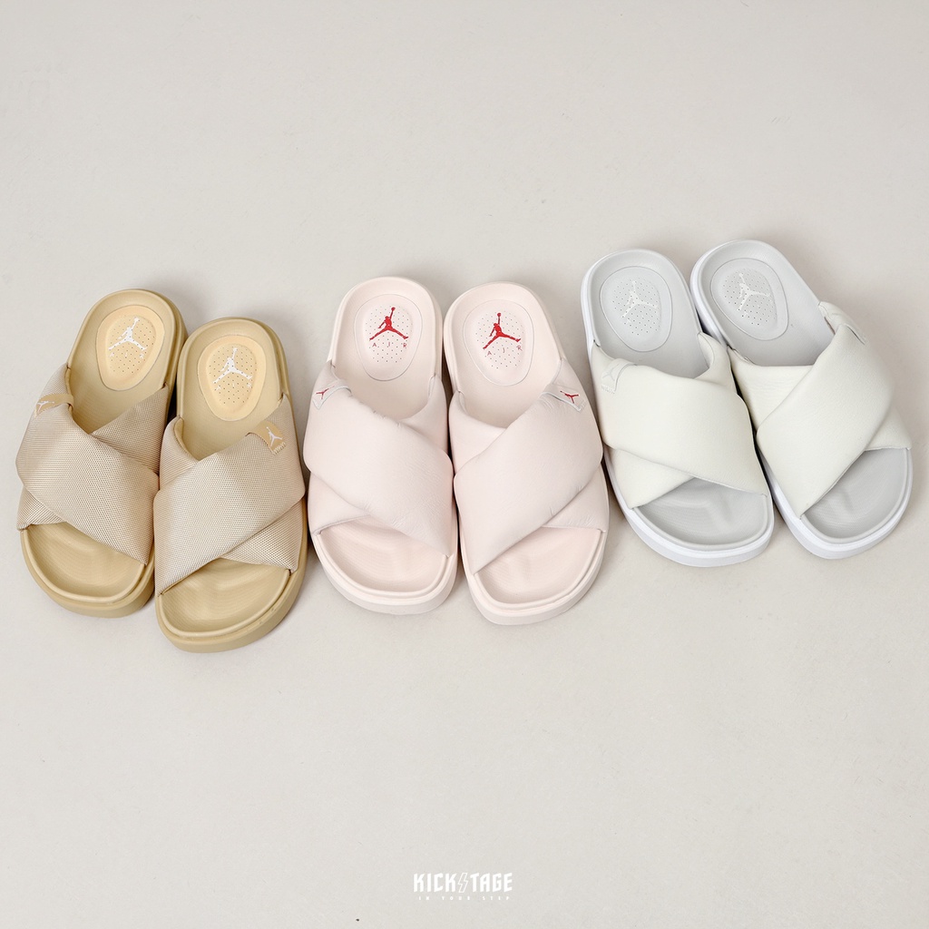 NIKE JORDAN SOPHIA SLIDE 白鮮奶油 焦糖可頌 草莓牛奶 麵包拖鞋 厚底 女鞋【DO8863】