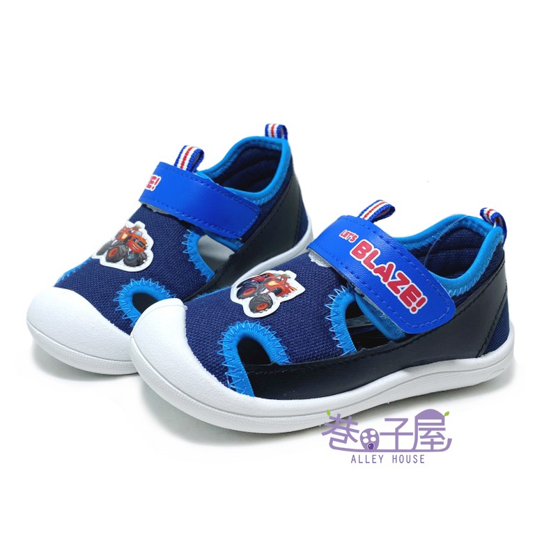 BLAZE旋風戰車隊 童款護趾透氣運動鞋 [16067] 藍 MIT台灣製造【巷子屋】