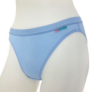 SWEAR 思薇爾 柔感棉系列 M-XXL 素面 低腰 三角褲 (雲彩藍)