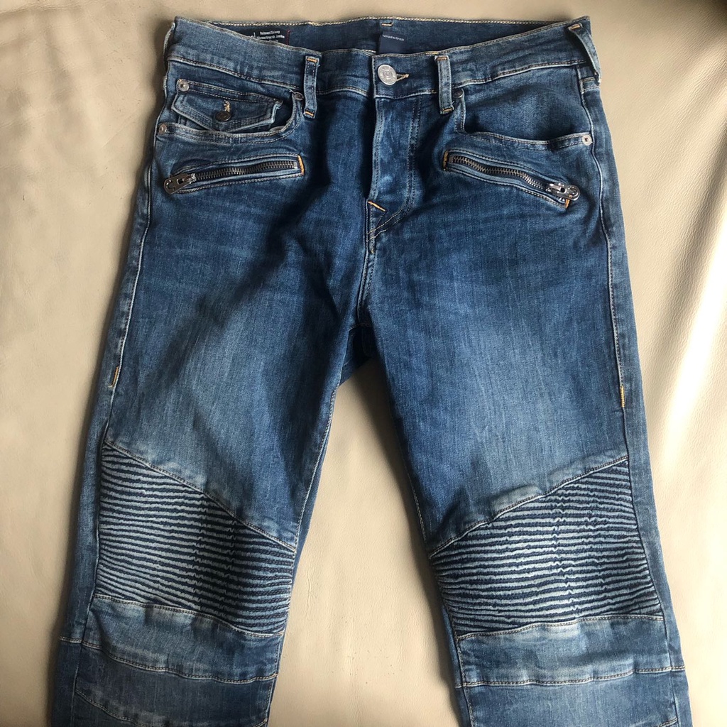 保證正品 True Religion 低腰 牛仔褲 size 32 Balmain Style