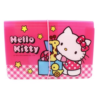 卡漫城 - Hello Kitty 風琴夾 玩具箱 ㊣版 凱蒂貓 文件 發票 簽帳單 收據 會計 12層 收納 台灣製