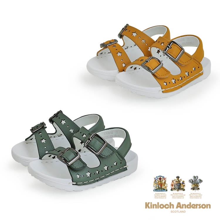 金安德森 KA 童鞋 13-16cm 易曲折 止滑耐磨 雙開扣帶 小童 星洞洞涼鞋 CK0600