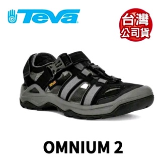 TEVA｜男OMNIUM2護趾水陸機能涼鞋 休閒涼鞋 水陸兩用 TV1019180BLK黑/灰