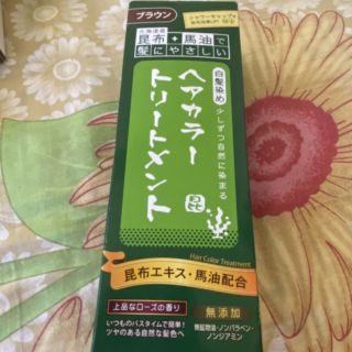 日本製北海道昆布+馬油染髮劑（咖啡色）