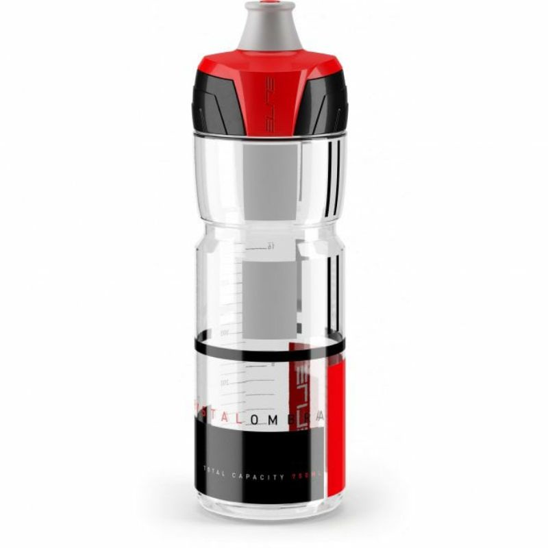 ELITE Crystal Ombra clear red 750 ml Bike Bottle