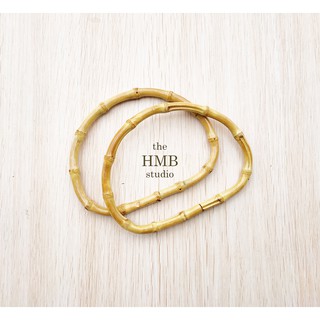 the HMB studio饅頭竹柄手提把 竹子 包包 手把 提把 包包配件 手作 DIY 海島度假風 峇釐島 手工