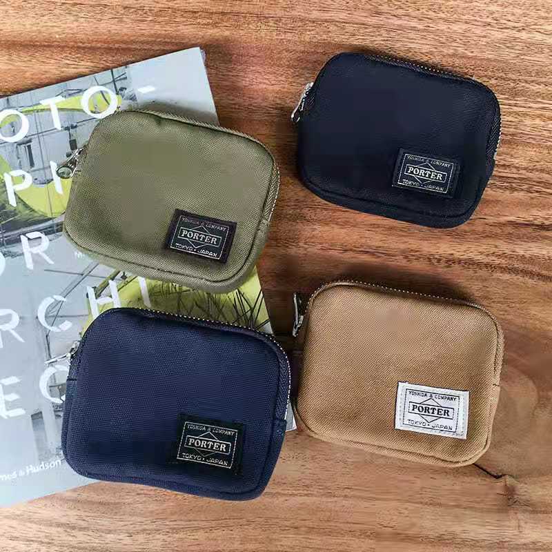 日本吉田porter 新款零錢包拉鏈小錢包迷你帆布手拿包硬幣包鑰匙包卡包男女款零錢袋防水耐用口袋包 蝦皮購物