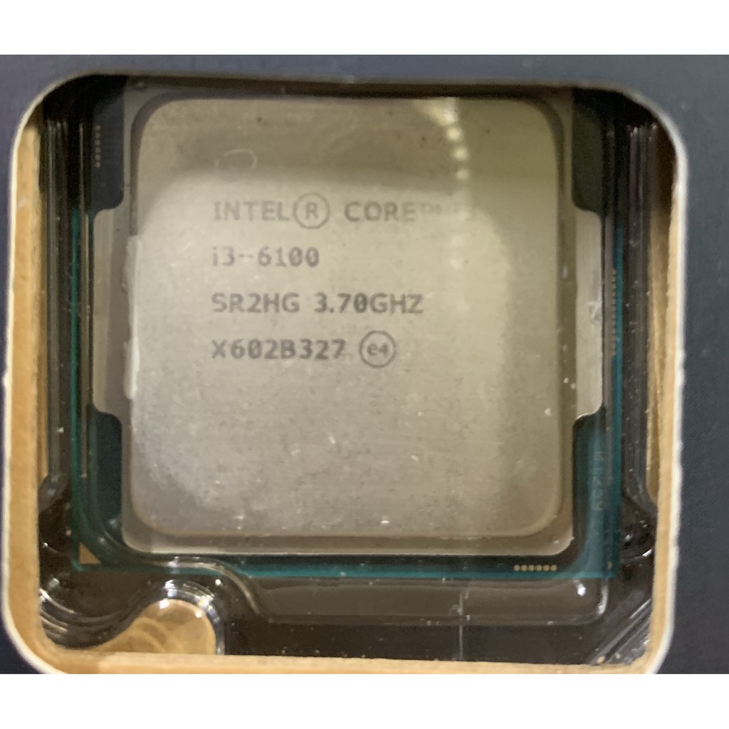 英代爾Intel i3 6100 3.7G/3M/第六代/雙核