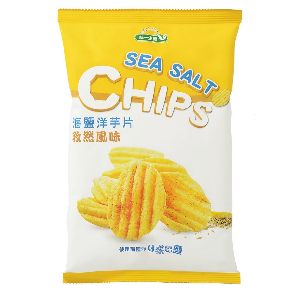 統一生機 海鹽洋芋片(孜然風味) 50g【家樂福】