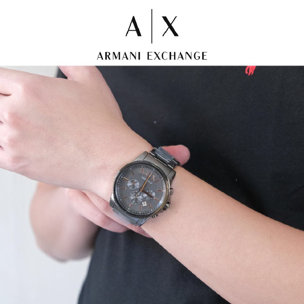 【Ayllon】Armani Exchange AX 鋼錶帶 經典三眼 AX2086 男錶 錶 現貨