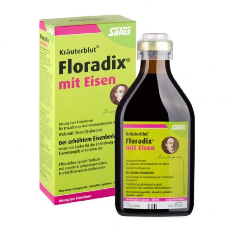 德國floradix 草本鐵劑口服液salus 鐵元 素食者可鐵鐵劑250ml 500ml 蝦皮購物
