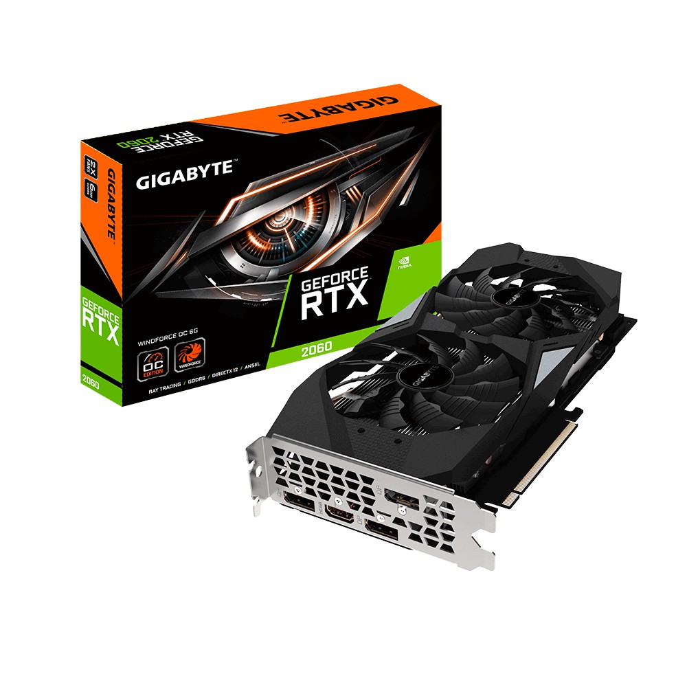 GIGABYTE 技嘉 RTX2060 WINDFORCE OC 6G 顯示卡