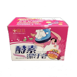 鷹王 酵素潔汙皂(玫瑰橙花香氣) 150g x 2【家樂福】