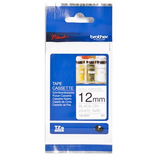 Brother TZe-N231 一般標籤帶 無護貝 (12mm 白底黑字) 廠商直送
