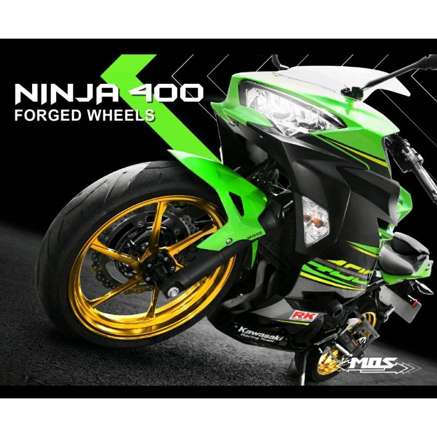 【KIRI】 MOS KAWASAKI NINJA400 / Z400 17吋 6爪 鍛造輪框 鍛框 鍛造框