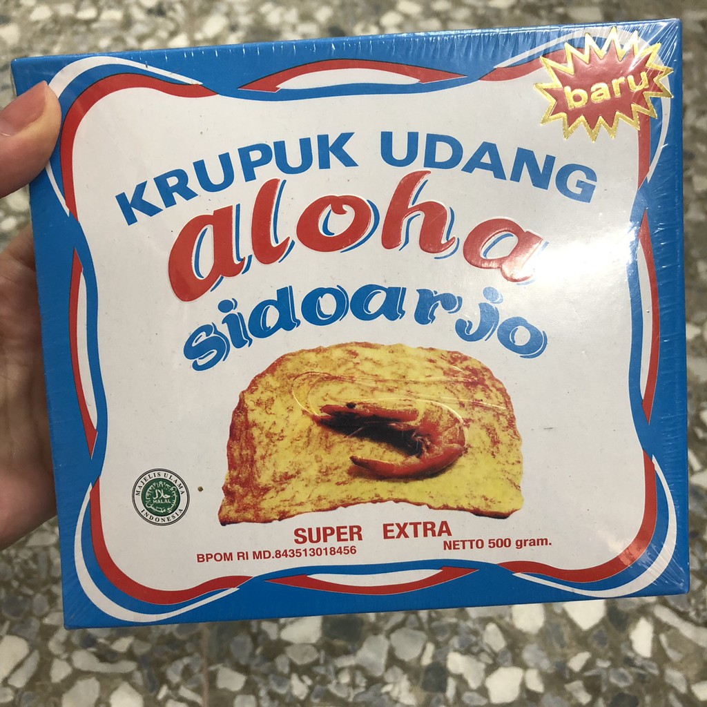 Aloha krupuk mentah蝦餅