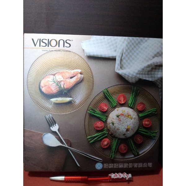 （全新未使用）VISIONS 康寧餐具 8.5吋深盤