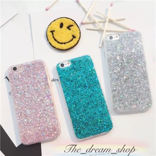 TDS🎀閃粉亮片bling✨全包覆矽膠手機套iphone5.se/6.6s/6plus/7.7plus