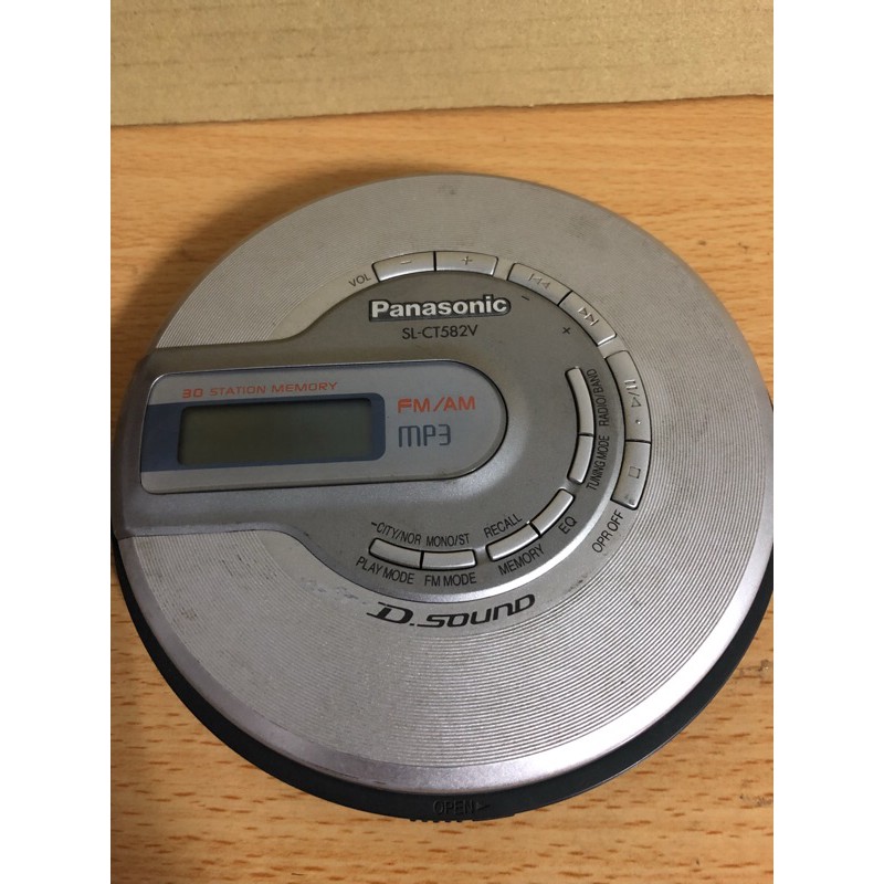 早期 CD 隨身聽 mp3 國際牌 panasonic so-ct582v