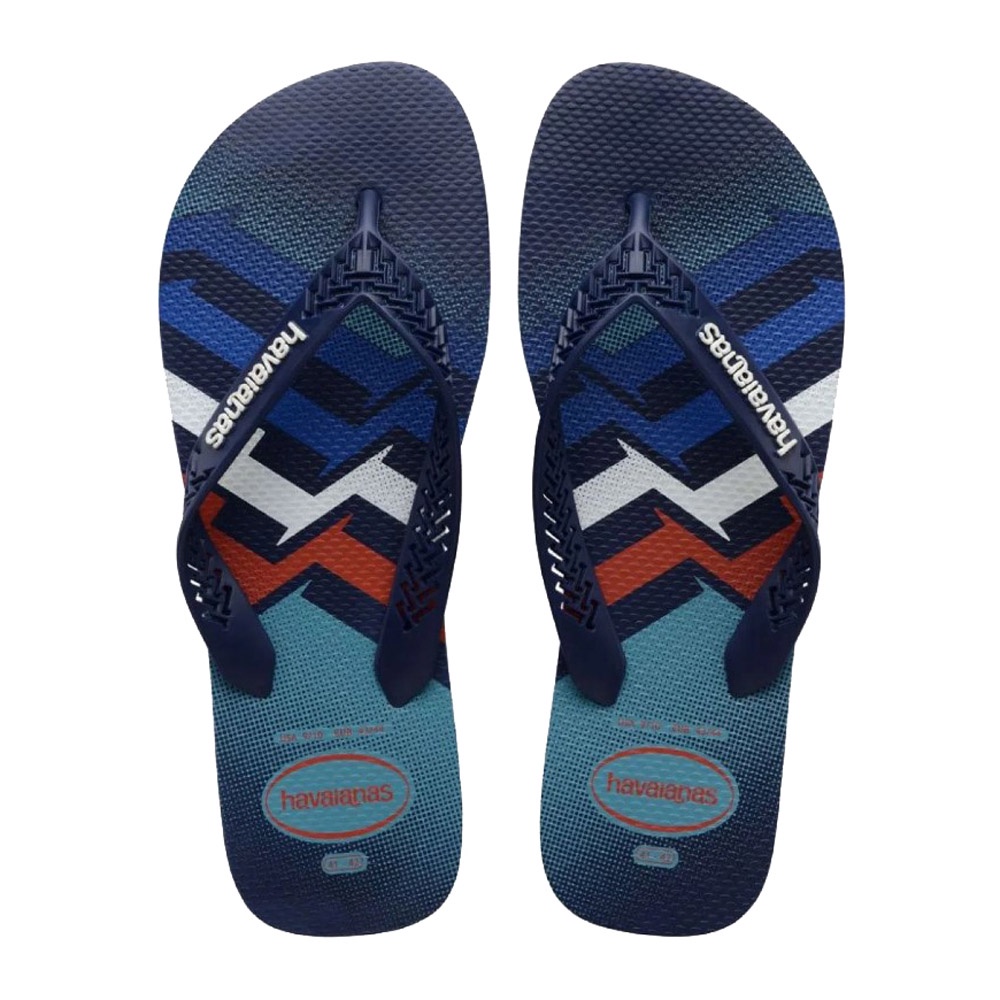 HAVAIANAS 哈瓦仕 人字拖 POWER LIGHT 藍綠白紅 夾腳拖 41469290555M