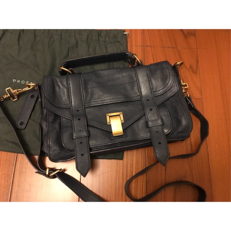 正品 Proenza Schouler ps1 tiny midnight 午夜藍