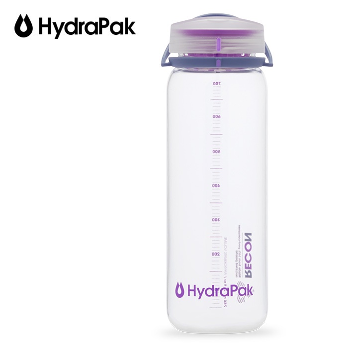 【Hydrapak 美國】Recon 750ml 寬口水瓶 透明/淡紫 (BR01-VIO)