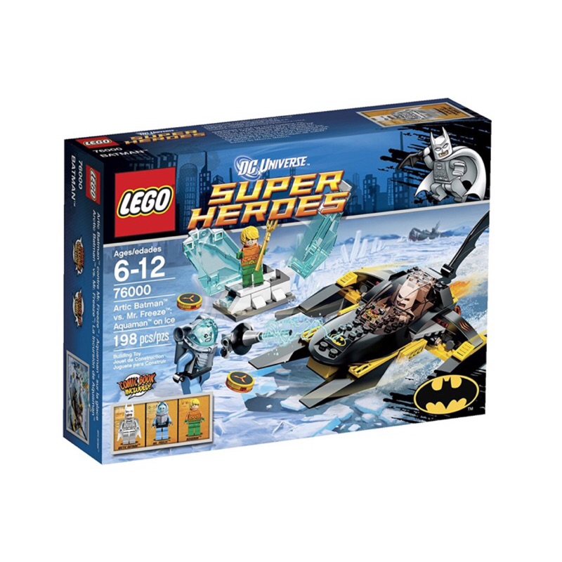 【台中翔智積木】絕版品 LEGO 樂高 超級英雄 76000 白蝙蝠俠vs.急凍人