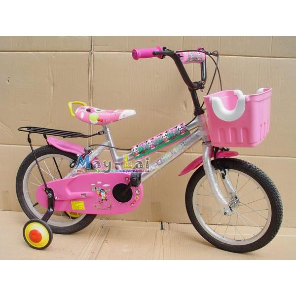 兒童腳踏車 台灣製 16吋 ◎打氣輪 ◎組好寄出 ☆美來☆ 熊貓 雙管 腳踏車 單車 自行車 童車 5