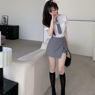 【Sumi】現貨爆款日系正統制服 學院風套裝 英倫風學生JK制服  國中制服 純欲韓版辣妹服 修身顯瘦襯衫百褶裙裝扮服飾