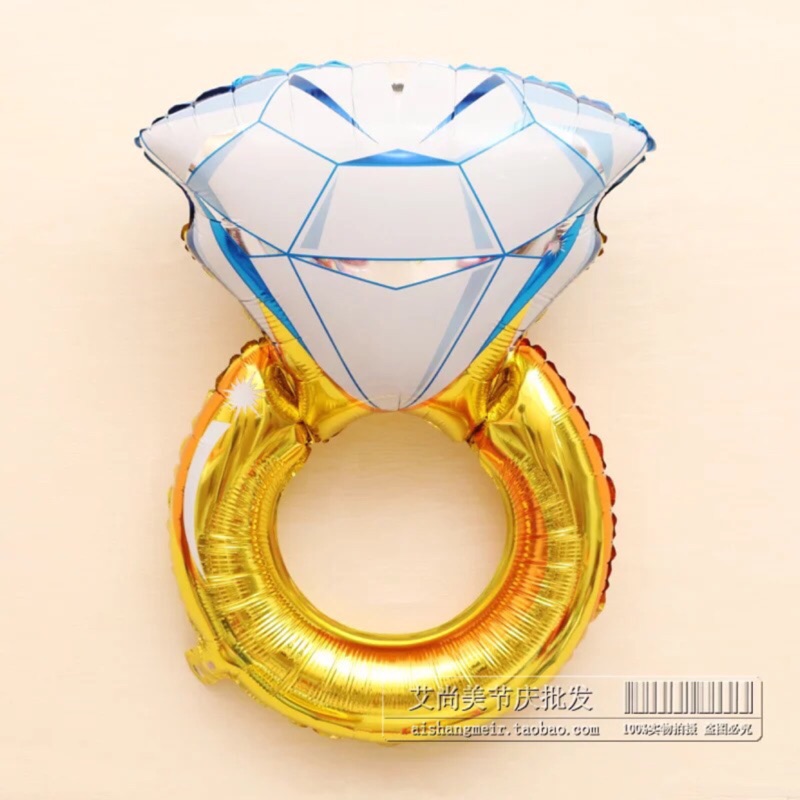 戒指氣球💍30吋/43吋特大戒指/迷你版戒指氣球/求婚佈置/婚禮佈置氣球