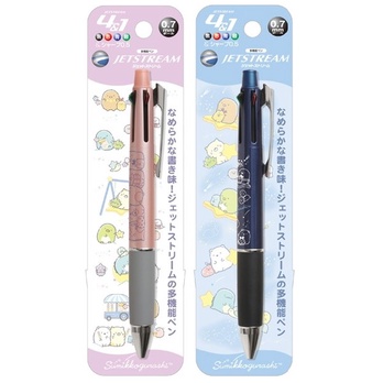 [日本製] uni 三菱 Jetstream 4色原子筆+自動鉛筆 多功能 4+1筆 角落生物 0.5 / 0.7mm