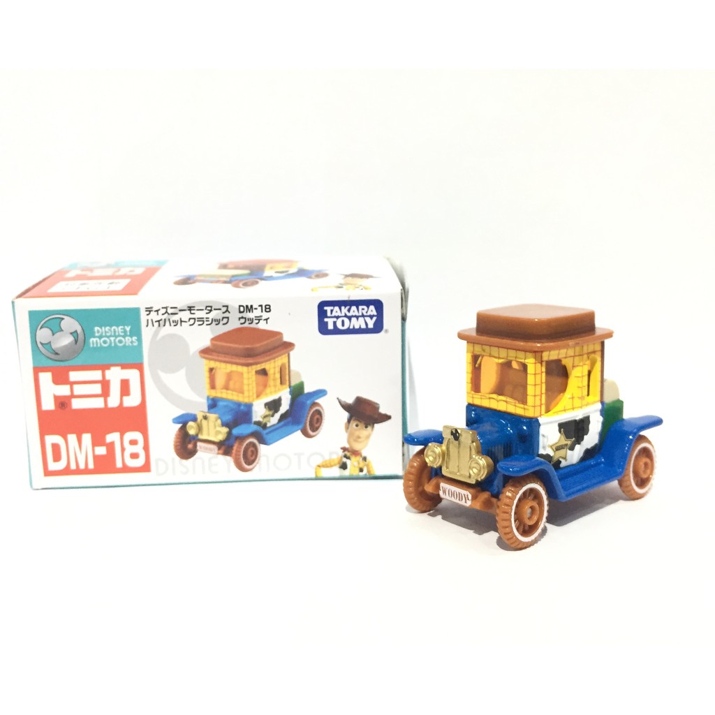 【周周GO】TOMICA DM-19 胡迪警長高帽子造型小車 迪士尼