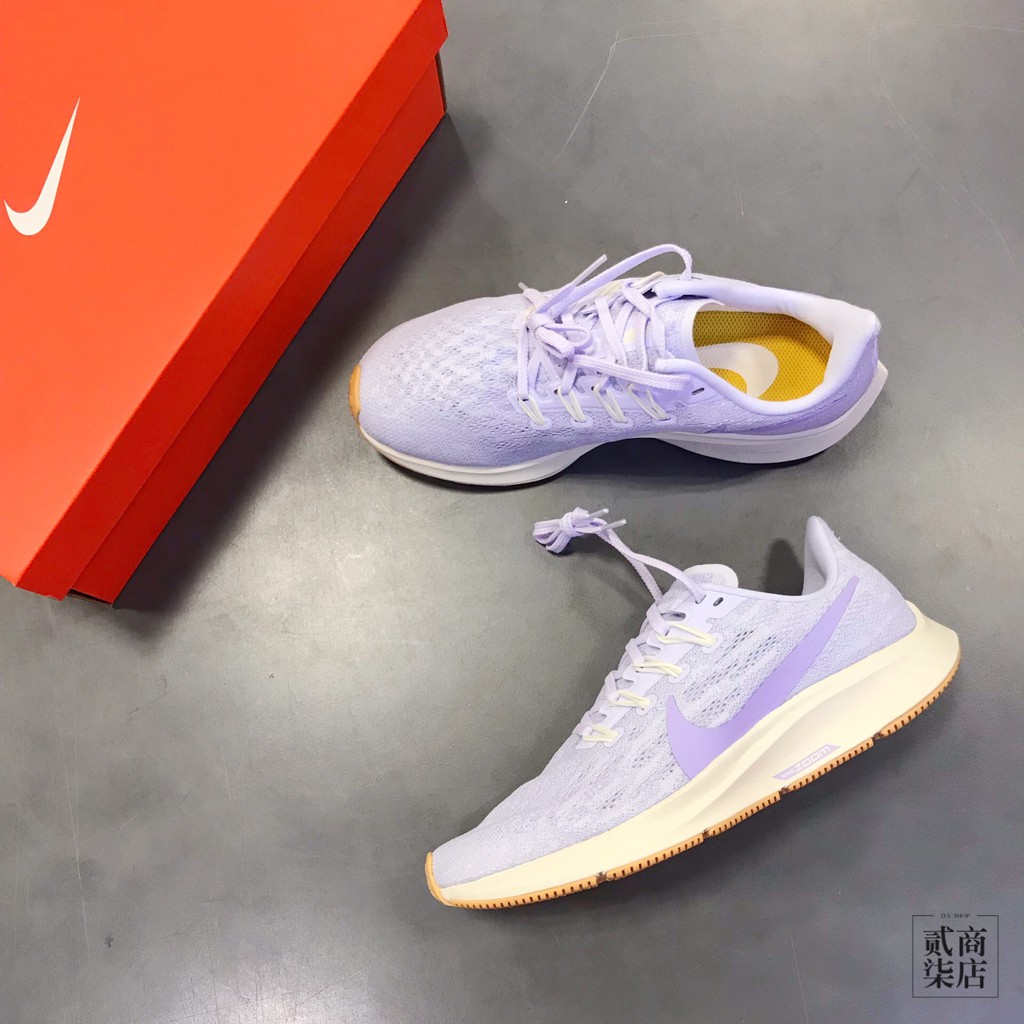 (貳柒商店) Nike Air Zoom Pegasus 36 女款 紫色 粉紫 慢跑鞋 小飛馬 AQ2210-004