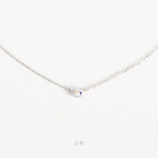 【Bonny & Read】浪漫際遇鎖骨鍊 / 12色［ 採用施華洛世奇水晶 / 純銀 ］小鑽 項鍊 送禮【全現貨賣場】